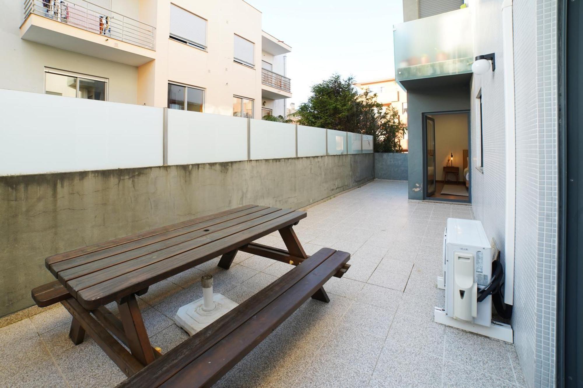 Apartment Maranorte - T2 Com Terraco A 600m Da
